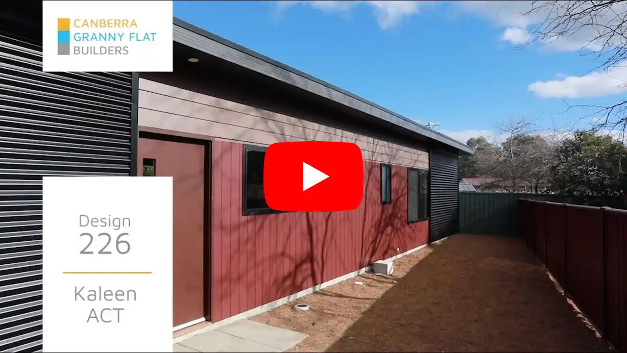 2 Bedroom, Self Contained Granny Flat Walkthrough (Kaleen, Design 226)